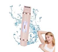 Comfort 2 in 1 Electric Lady Shaver,Lady Shaver for Women,Electric Shaver,Waterproof,Wet & Dry,Rechargeable Women's Razor Bikini Trimmer,Painless Hair Removal,for Face Lips Arms Legs Armpits Bikini(Pi