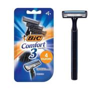 BIC Comfort 3 Disposable Razors for Men Perfect Razors For a Smooth and Comfortable Shave 4 Disposable Razors With 3 Blades 4