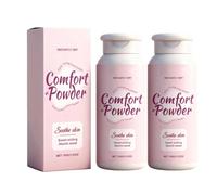 Comfort Anti Chafe Body and Foot Dusting Powder Deodorant to Control Inner Thigh Chafing, Private Areas, Sweat and Chafing Relief, All Over Body for Women (2PC)