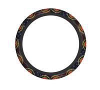 Comfort Auto Steering Wheels Cover 9Th Infantry Division Korean War Veteran Car Steering Wheel Covers Microfiber Car Steering Wheel Protector For Suv, Truck, Auto