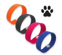 Comfort Band for Dogs - Natural Calming & Motion Ease - Easy to Use Acupressure Solution (Four Color Pack, Small 3)