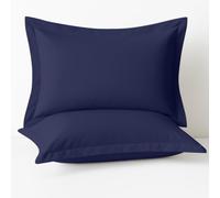 Comfort Beddings Heavy Quality 600 Thread Count 100% Egyptian Cotton Oxford Blue Extra Large Pillow Case Pair 22" x 31"