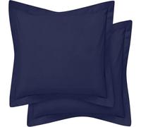 Comfort Beddings Premium Quality 800 Thread Count 100% Natural Cotton Decorative Continental Pillow Cases Pack Of 2 Blue (Decorative/Square Size 60 x 60 CM)