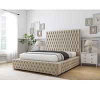 Comfort Beds Ambassador Bed Frame in Light Beige | Size: King Comfort Beds Light Beige King