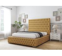Comfort Beds Ambassador Mustard Plush Bed Frame
