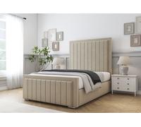 Comfort Beds Arizona Bed Frame in Light Beige | Size: Super King Comfort Beds Light Beige Super King
