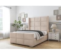Comfort Beds Charlie Bed Frame in Light Sand | Size: Small Double Comfort Beds Light Sand Small Double