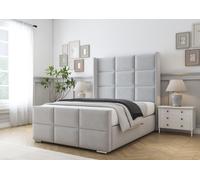 Comfort Beds Charlie Bed Frame in Silver | Size: King Comfort Beds Silver King