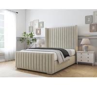 Comfort Beds Chester Cream Plush Bed Frame With Mattress