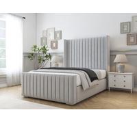 Comfort Beds Chester Silver Plush Bed Frame With Mattress