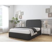 Comfort Beds Diana Bed Frame in Charcoal | Size: Small Double Comfort Beds Charcoal Small Double
