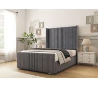 Comfort Beds Grace Bed Frame in Charcoal | Size: Super King Comfort Beds Charcoal Super King