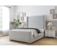 Comfort Beds Madrid Bed Frame in Silver | Size: Small Double Comfort Beds Silver Small Double