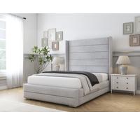 Comfort Beds Madrid Bed Frame in Silver | Size: Super King Comfort Beds Silver Super King