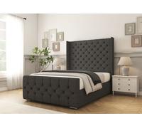 Comfort Beds Monte Carlo Bed Frame in Charcoal | Size: Single Comfort Beds Charcoal Single