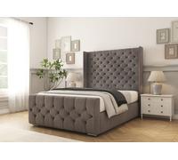 Comfort Beds Monte Carlo Bed Frame in Light Grey | Size: Super King Comfort Beds Light Grey Super King