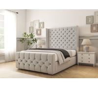 Comfort Beds Monte Carlo Bed Frame in Silver | Size: Small Double Comfort Beds Silver Small Double