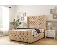 Comfort Beds Monte Carlo Bed Frame in Stone | Size: Super King Comfort Beds Stone Super King