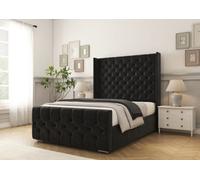 Comfort Beds Monte Carlo Black Plush Bed Frame