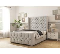 Comfort Beds Monte Carlo Silver Plush Bed Frame With Mattress