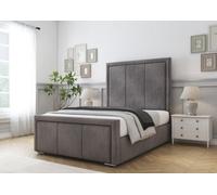 Comfort Beds Savoy Slate Naples Bed Frame With Mattress