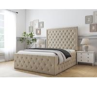 Comfort Beds Winchester Bed Frame in Light Beige | Size: Single Comfort Beds Light Beige Single