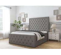 Comfort Beds Winchester Bed Frame in Light Grey | Size: Small Double Comfort Beds Light Grey Small Double