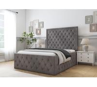 Comfort Beds Winchester Bed Frame in Light Grey | Size: Small Double Comfort Beds Light Grey Small Double
