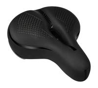 Comfort Bicycle Saddle with Two Shock Absorbing Balls and Memory Foam Cushion (25 x 20 x 8 cm)