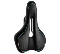 Comfort Bicycle Saddle with Two Shock Absorbing Balls and Memory Foam Cushion, Universal Replacement for Mountain Bikes, Road Bikes and Exercise Bikes, for Men and Women, 27 x 17.5 x 8 cm, Coloured