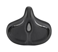 Comfort Bicycle Seat | 12.99 Inch Wide Bicycle Saddle - Oversized Bicycle Seat Saddle | PU Leather Shock Absorbing Bicycle Seat Cushion with Ventilation for Mountain Bike Road Bike Folding Bike City