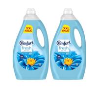 Comfort Blue Skies Fabric Conditioner 100 Wash Concentrated Laundry Softener with Long Lasting Fresh Fragrance for Clothes Towels & Bedding (Pack of 2)