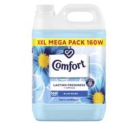 Comfort Blue Skies Fabric Conditioner with Stay Fresh technology for 100 days of freshness + fragrance* 160 washes (4.8 L)