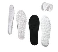 Comfort Boosting Massage Insoles,Revolutionary Orthopedic Insole,4d Memory Foam Breathable Shock Absorption (E,11-12)