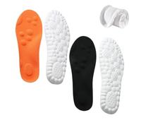 Comfort Boosting Massage Insoles,Revolutionary Orthopedic Insole,4d Memory Foam Breathable Shock Absorption (A,6-7)