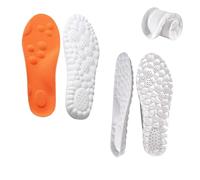Comfort Boosting Massage Insoles,Revolutionary Orthopedic Insole,4d Memory Foam Breathable Shock Absorption (C,7-8)
