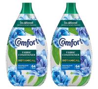 Comfort Botanical Fabric Conditioner Heavenly Fresh Softner 960Ml 64 Washes, 2Pk