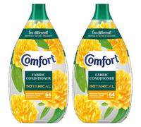 Comfort Botanical Fabric Conditioner Summer Bouquet Softner 960Ml 64 Washes, 2Pk
