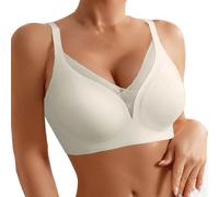 Comfort Bras for Women Uk, Women's Bras Underwired, Underwear Comfort and Double Support for Large Bust Push Up Seamless Non Wired Support Full Cup Seamless Full Coverage Firm Control Bra