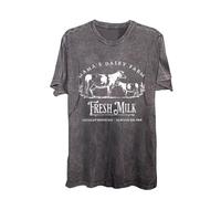 Comfort Breastfeeding Shirts for Women Zip Nursing Tops Causal Distressed Acid Washed Maternity Tees, Gray, L