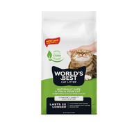 WORLD'S BEST CAT LITTER Comfort Care Unscented, 28-Pounds - Natural Ingredients, Quick Clumping, Flushable, 99% Dust Free & Made in USA - Long-Lasting Odor Control & Easy Scooping
