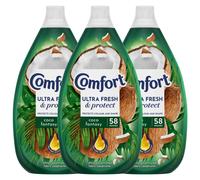 Comfort Coco Fantasy Concentrated Fabric Conditioner 58 Washes Assorted Packs