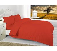 Comfort Collections Egyptian Parcel Hotel Quality 200 Thread Count Fitted Bed Sheet Red Double 135cm x 190cm Approx Only