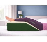 Comfort Collections High Density Foam Leg Rest Wedge Pillow, Elevation Support Cushion for Bed or Sofa, Firm Support for Legs, Back and Relaxation, Clinical Therapeutic Grade (Green)