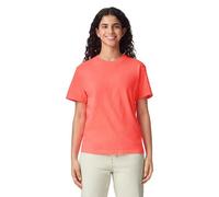 Comfort Colors Men's Heavyweight Short Sleeve Tee, Style G1717/G1745 T-Shirt, Neon Red Orange, XXL