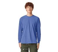 Comfort Colors Unisex's Adult Long Sleeve Tee T-Shirt, Flo Blue, XL