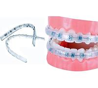 Comfort Cover for Braces, Lip Protector Mouth Guard Lip Cushion Teeth Shield Bumper for Brackets, Aligner, Dental Wax Alternative, Hard and Rigid Clip