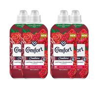 Comfort Creation Concentrated Fabric Conditioner with 100 Days of Long Lasting Fragrance and Softness Intense Liquid Fabric Softener 30 Washes, 900 ml (Peony & Rose, Buy 4)
