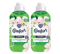 Comfort Creation Concentrated Fabric Conditioner with 100 Days of Long Lasting Fragrance and Softness Intense Liquid Fabric Softener 30 Washes, 900 ml (Apple Blossom, Buy 2)
