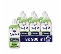 Comfort Creations Apple Blossom Fabric Conditioner with Stay Fresh technology for 100 days of freshness + fragrance* 8x 900 ml (240 washes)